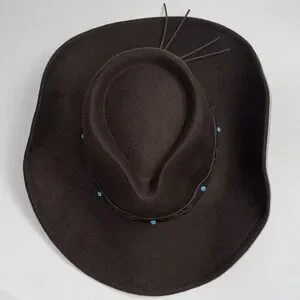 Frye | Accessories | Frye Black Fedora Hat Cowgirl Cowboy 